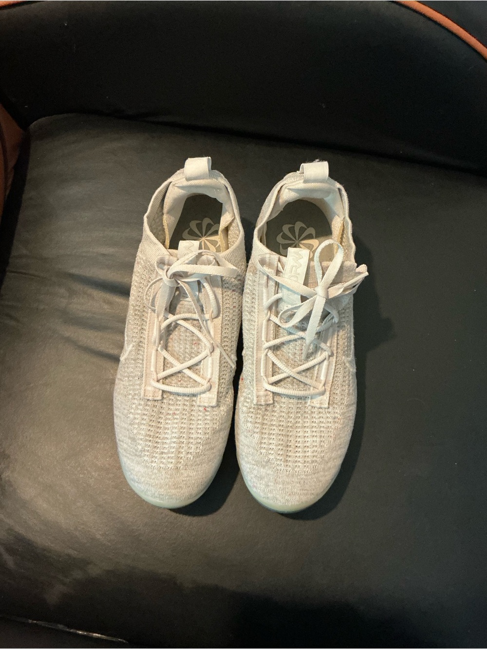 Nike Women's Knit Slip-On Sneakers in Light Beige